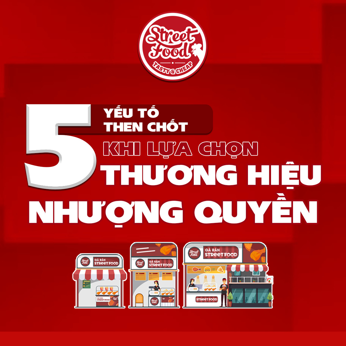 5 yếu tố then chốt khi lựa chọn thương hiệu nhượng quyền