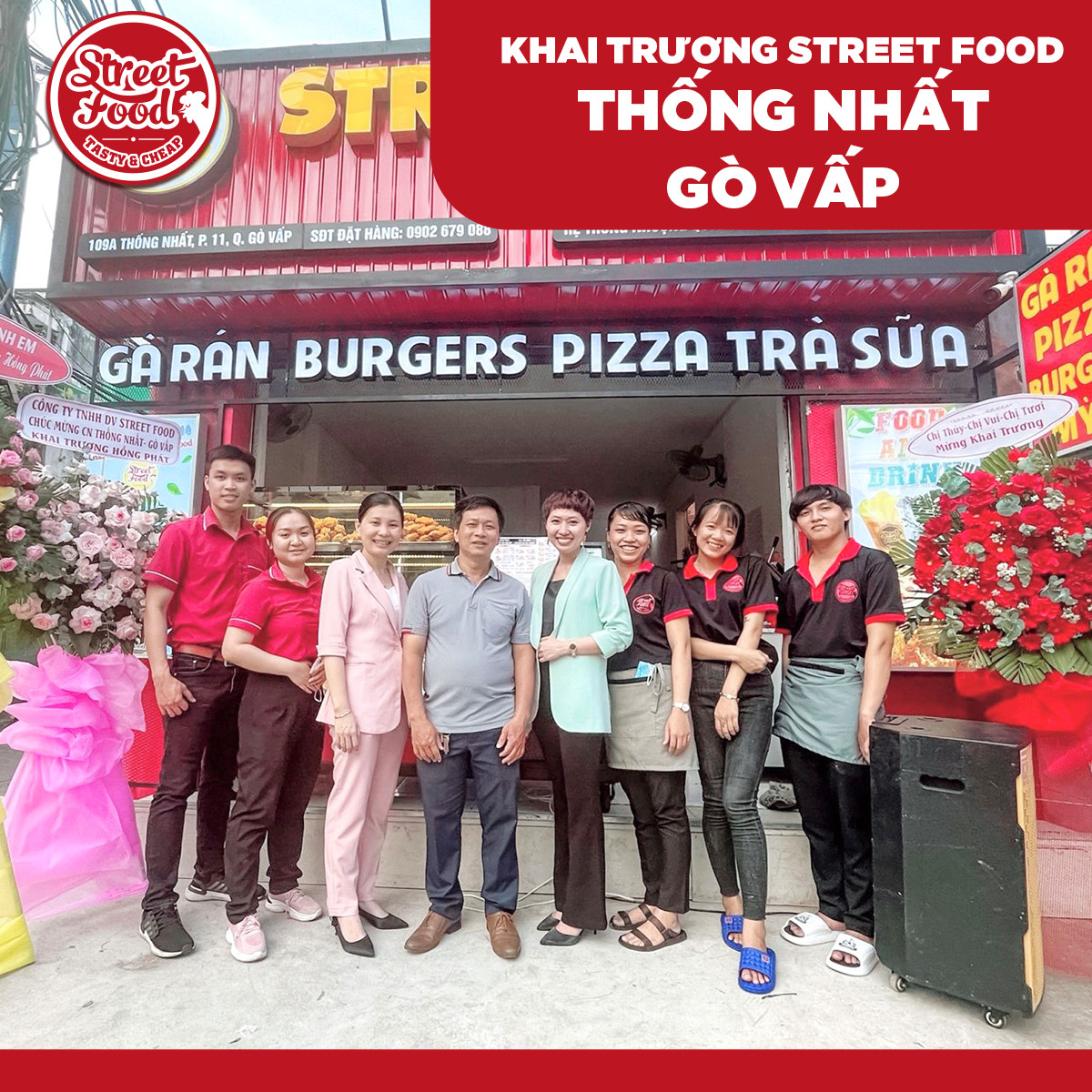 Khai trương Street Food Thống Nhất Gò Vấp