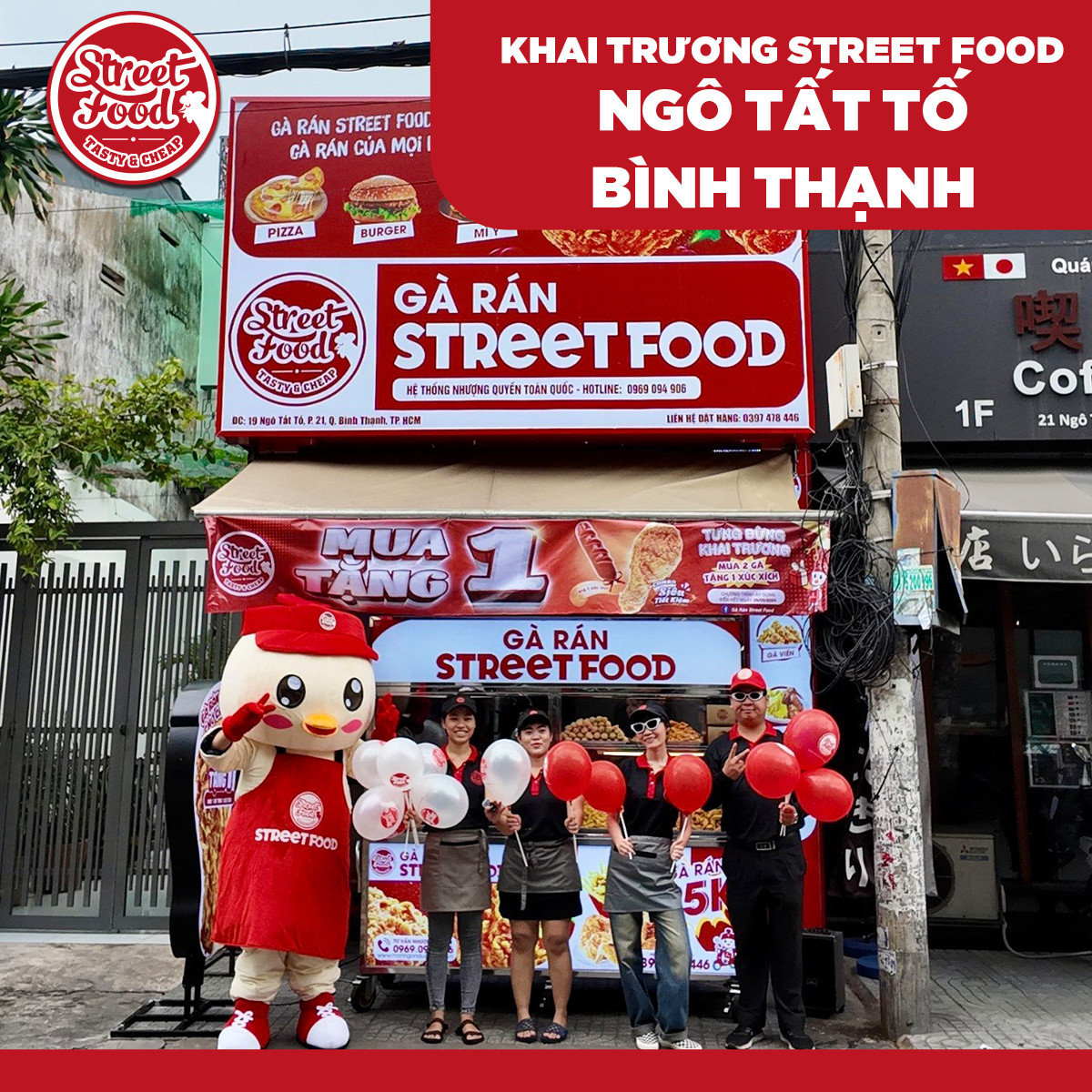 avt khai trương Street Food Ngô Tất Tố, Bình Thạnh
