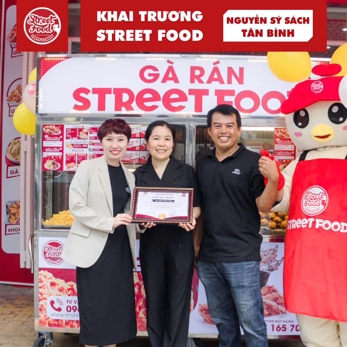 Khai trương Street Food Nguyễn Sỹ Sách, Tân Bình