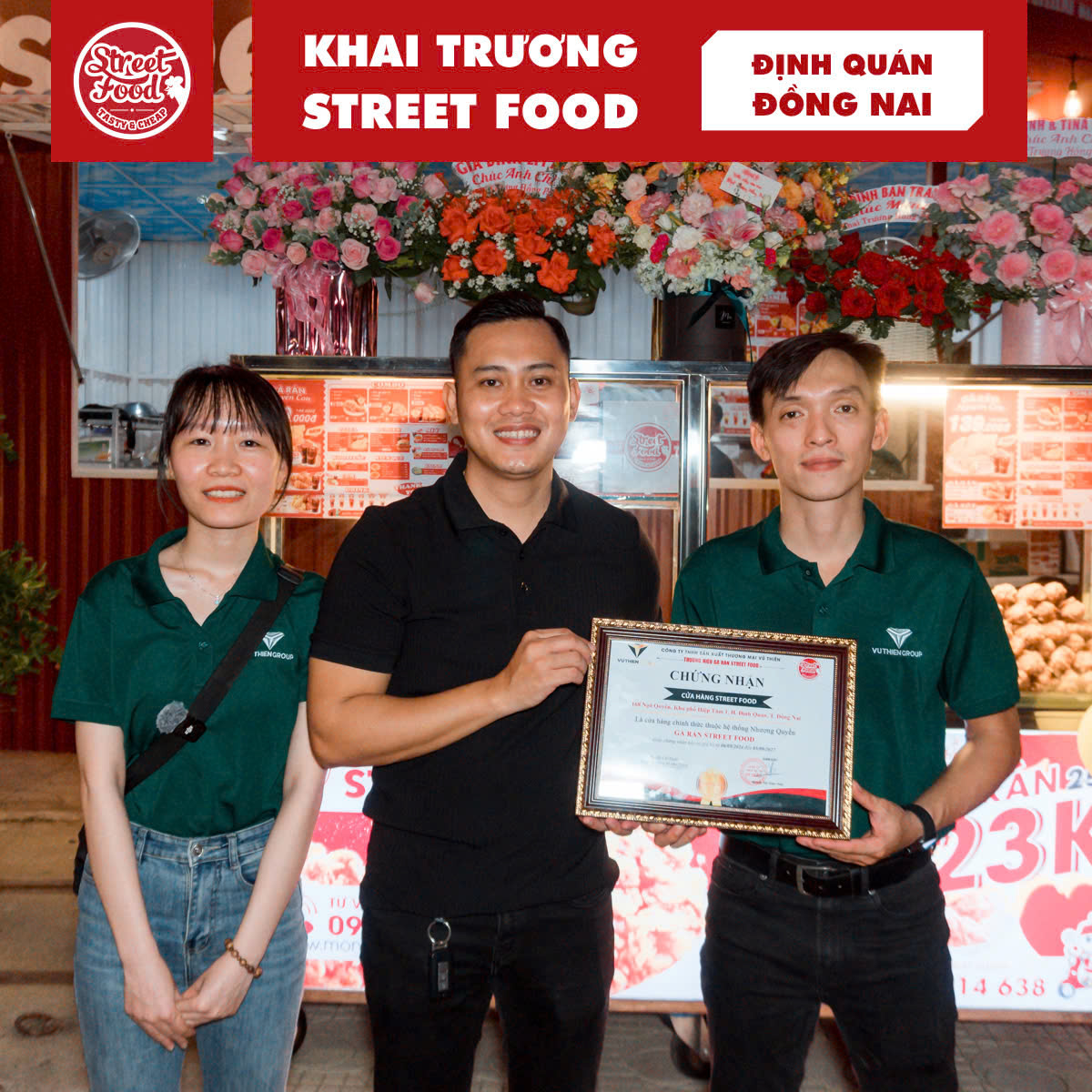 Khai trương Gà rán Street Food Định Quán, Đồng Nai