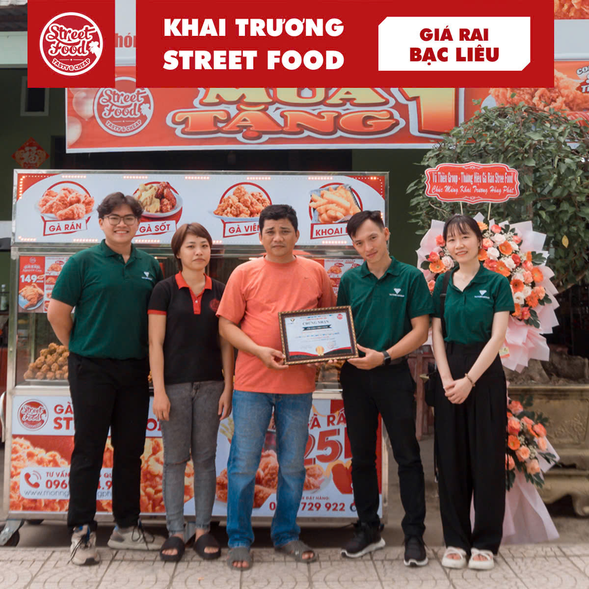 Khai trương Gà Rán Street Food Bạc Liêu