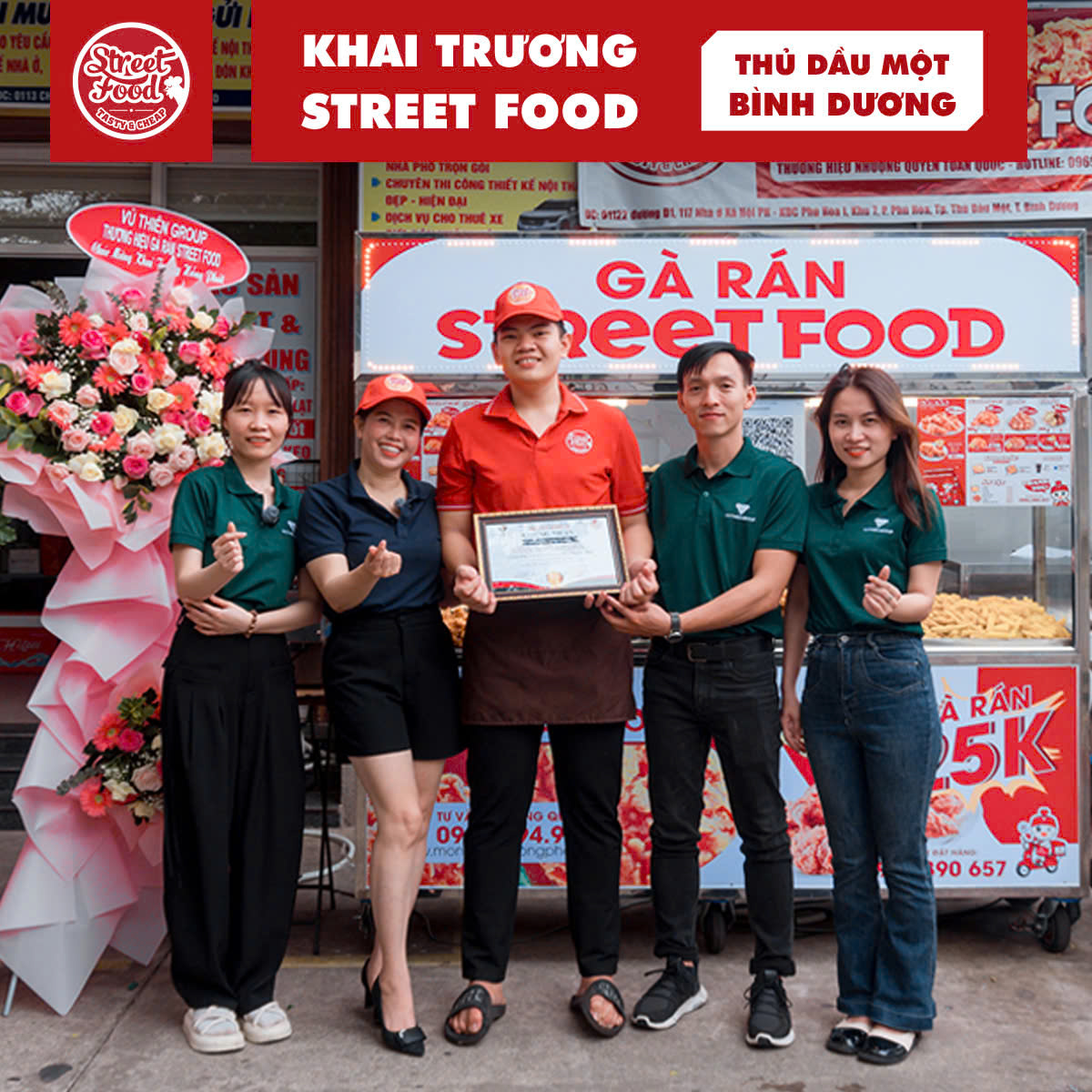 Khai Trương Gà Rán Street Food Thủ Dầu Một - Bình Dương