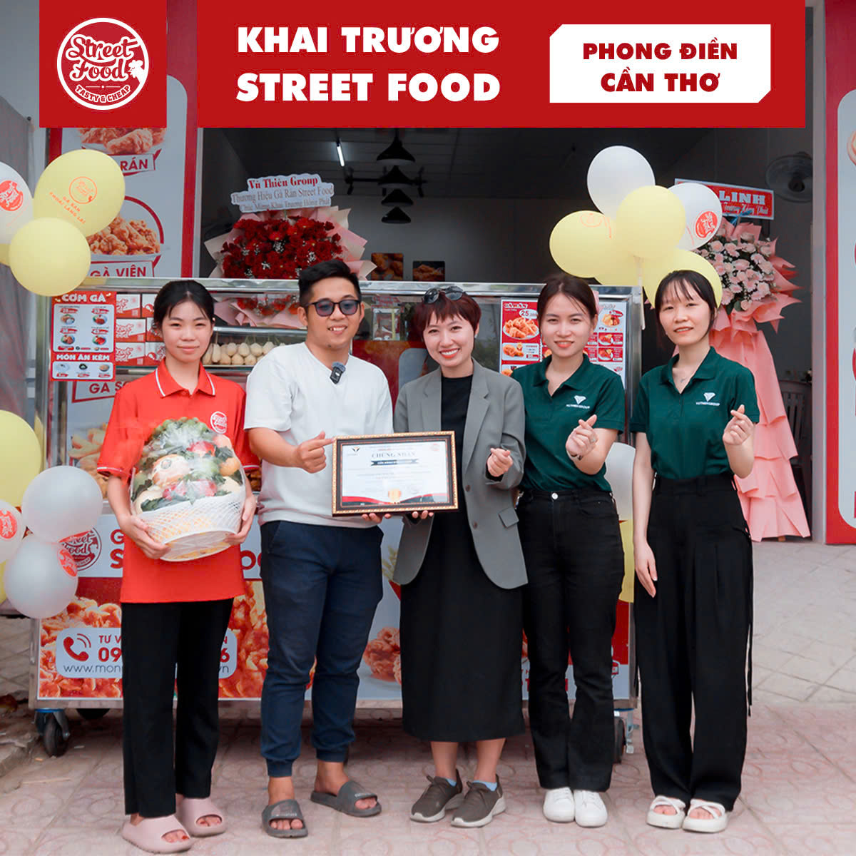 Khai trương Gà Rán Street Food Phong Điền, Cần Thơ