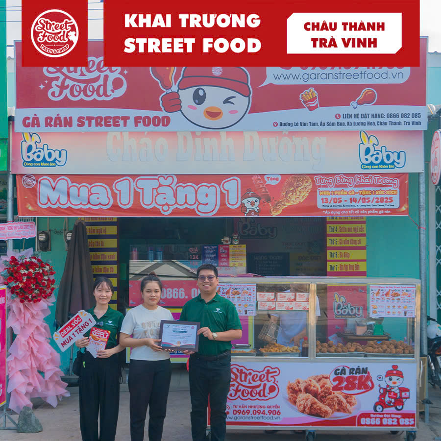 Khai trương Street Food Trà Vinh
